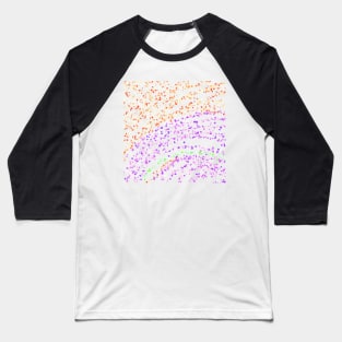 colorful stars abstract pattern background Baseball T-Shirt